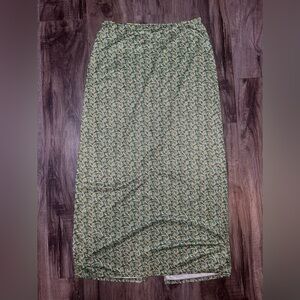 Fun Patterned Maxi/Midi Skirt